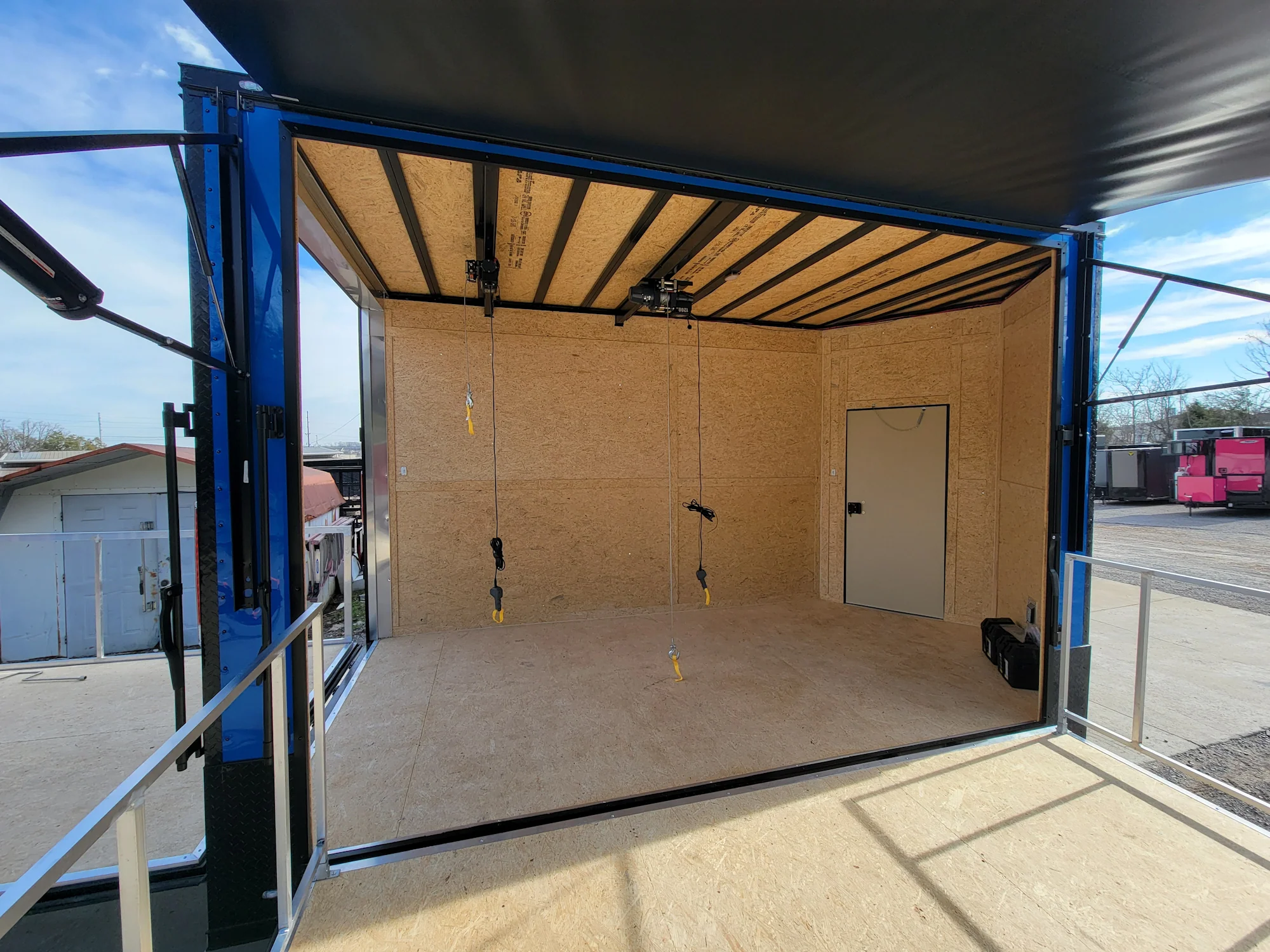 0-8.5-x-14-custom-stage-trailer-cobalt-blue-with-blackout-18.webp 8.5' x 14' Custom Stage Trailer Cobalt Blue With Blackout