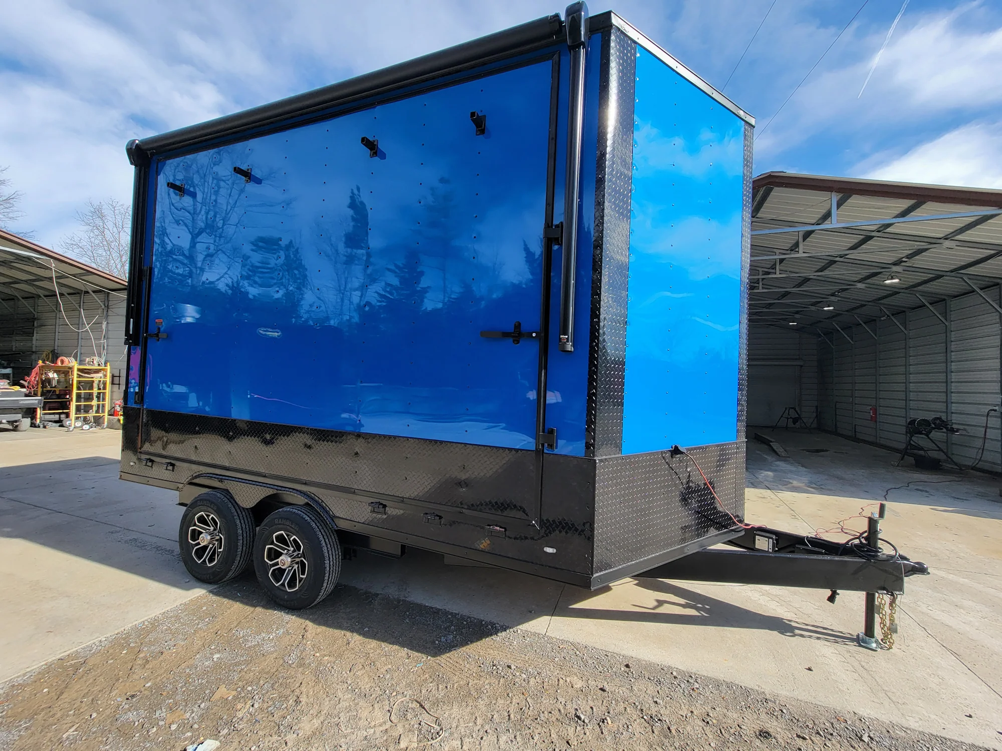 0-8.5-x-14-custom-stage-trailer-cobalt-blue-with-blackout-33.webp 8.5' x 14' Custom Stage Trailer Cobalt Blue With Blackout