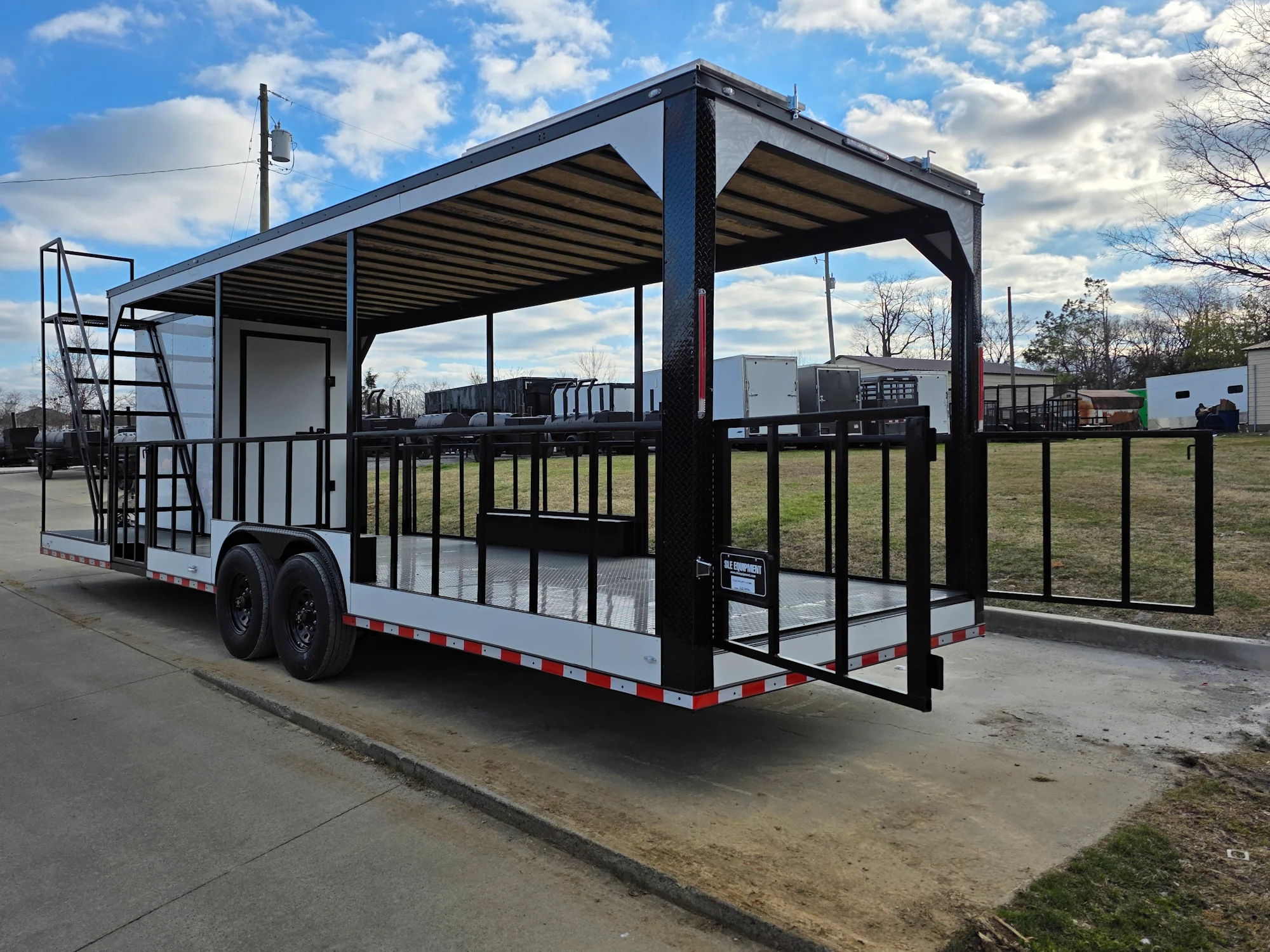 1-8.5-x-30-white-hybrid-custom-drone-and-equipment-trailer-agricultural-and-spray-12.webp 8.5' X 30' (White) Hybrid Custom Drone and Equipment Trailer Agricultural and Spray