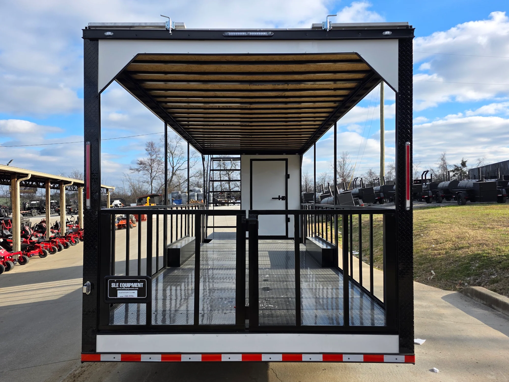 1-8.5-x-30-white-hybrid-custom-drone-and-equipment-trailer-agricultural-and-spray-5.webp 8.5' X 30' (White) Hybrid Custom Drone and Equipment Trailer Agricultural and Spray