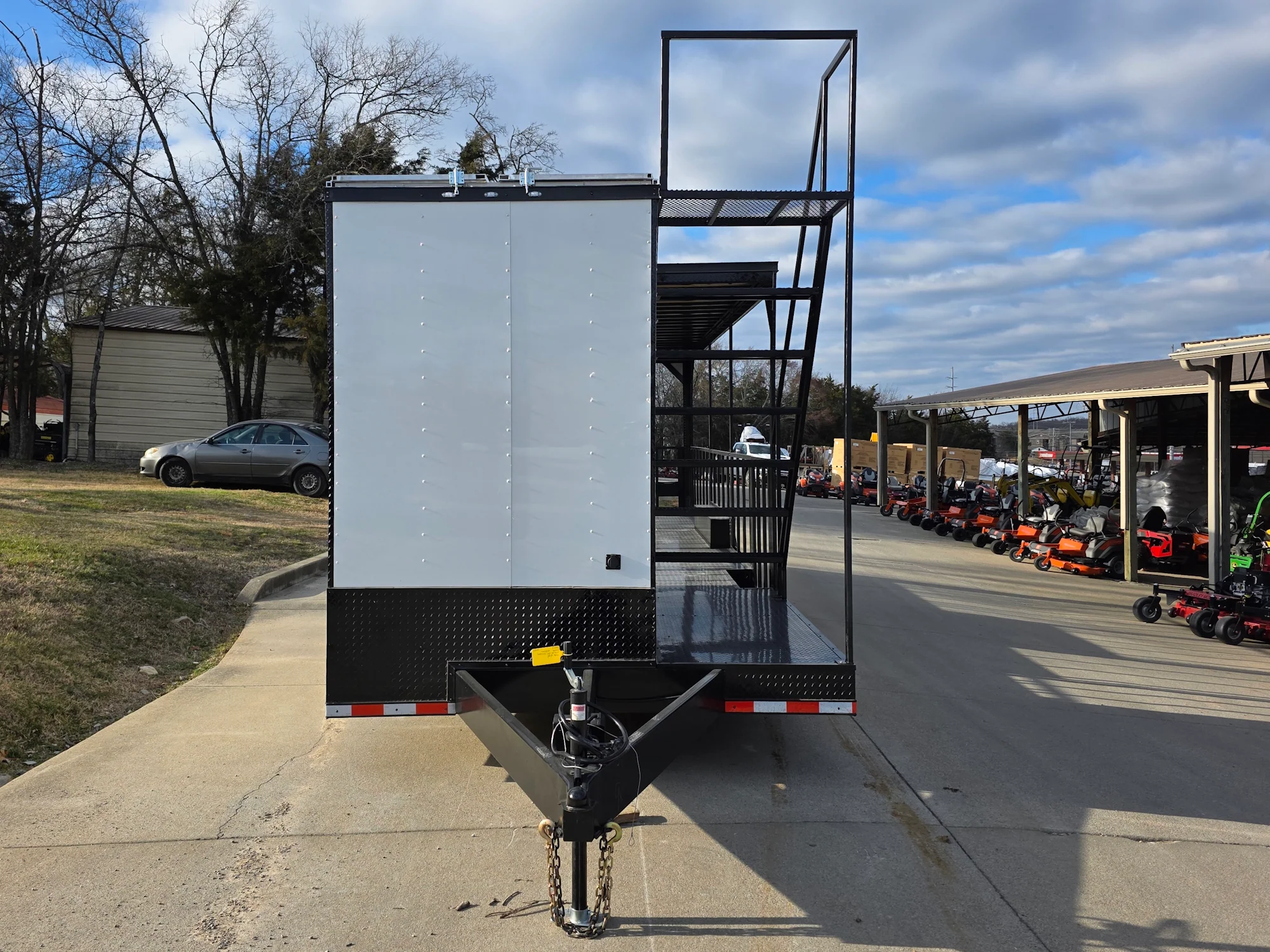 1-8.5-x-30-white-hybrid-custom-drone-and-equipment-trailer-agricultural-and-spray-9.webp 8.5' X 30' (White) Hybrid Custom Drone and Equipment Trailer Agricultural and Spray