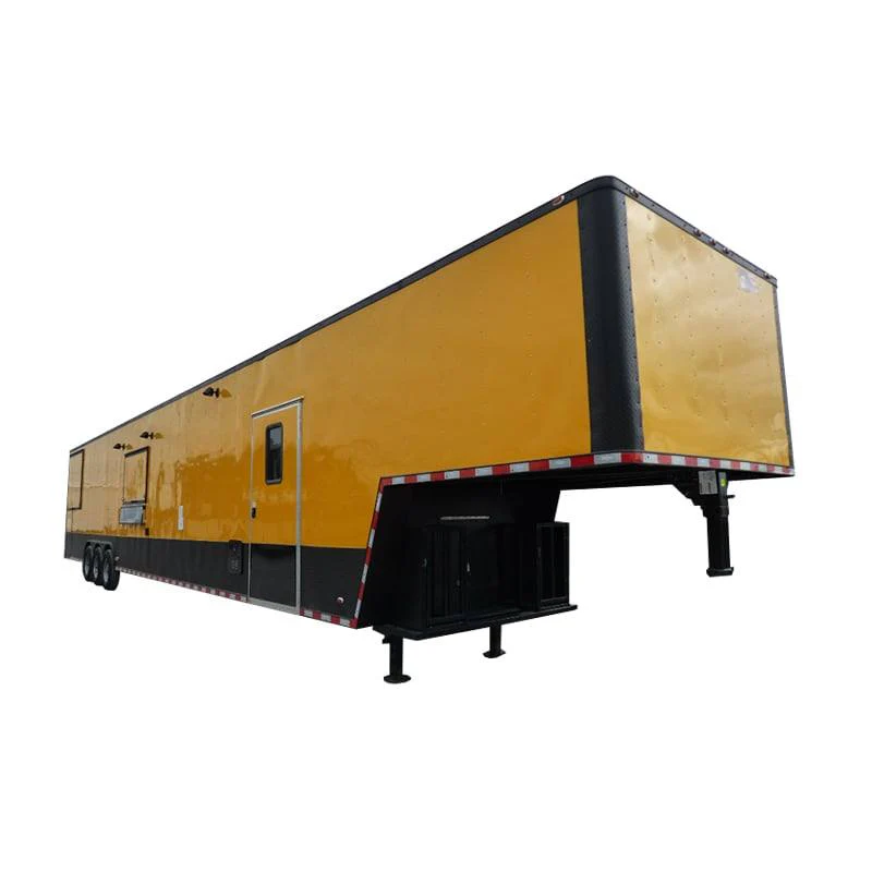 1001-8.5-x-52-concession-food-trailer-gooseneck-yellow-1.webp 8.5' x 52' Concession Food Trailer Gooseneck Yellow