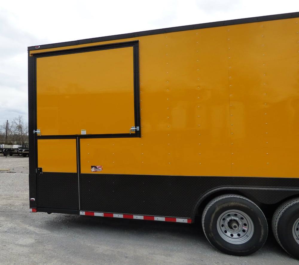 1001-8.5-x-52-concession-food-trailer-gooseneck-yellow-14.jpg 8.5' x 52' Concession Food Trailer Gooseneck Yellow