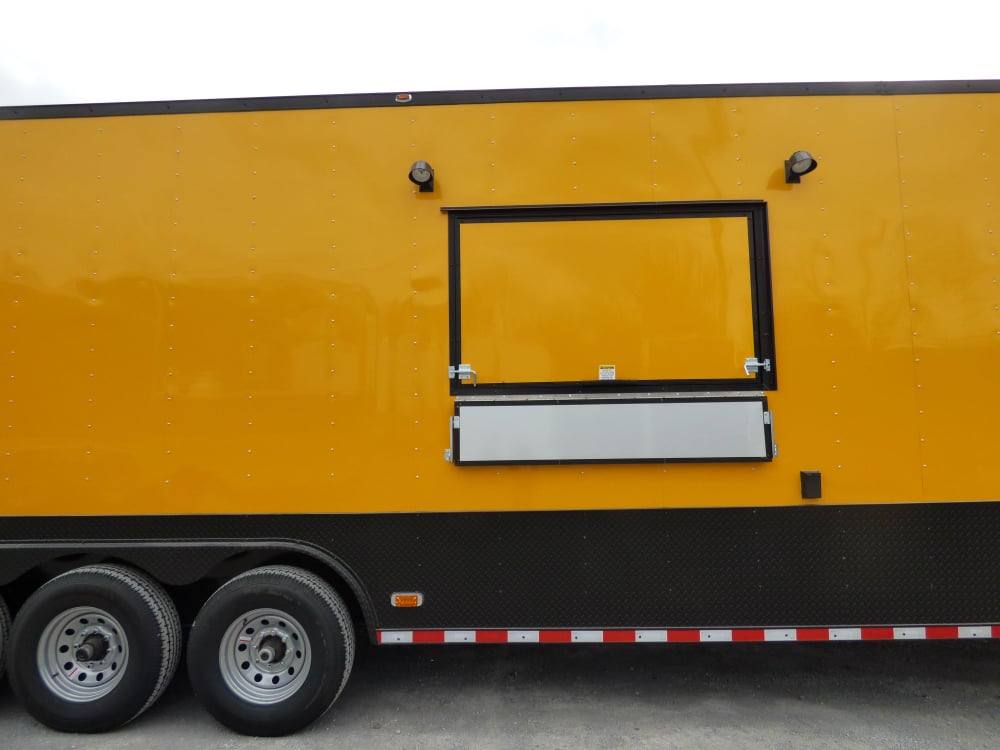 1001-8.5-x-52-concession-food-trailer-gooseneck-yellow-17.jpg 8.5' x 52' Concession Food Trailer Gooseneck Yellow