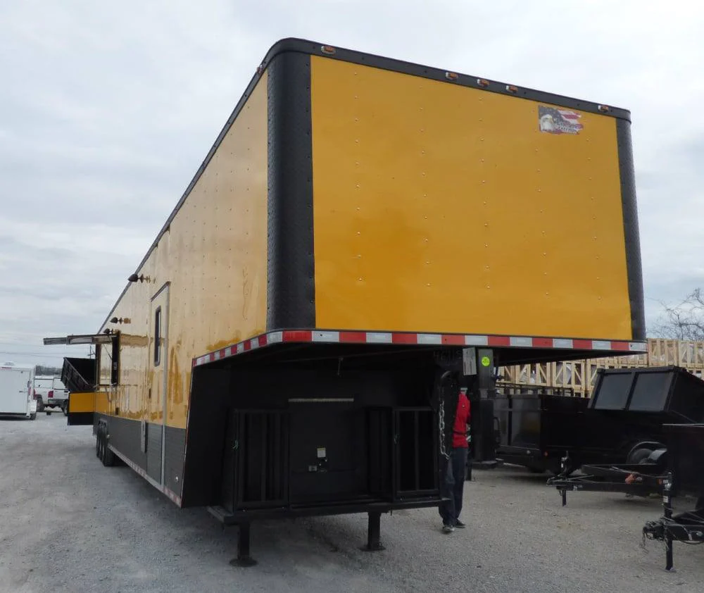 1001-8.5-x-52-concession-food-trailer-gooseneck-yellow-23.webp 8.5' x 52' Concession Food Trailer Gooseneck Yellow