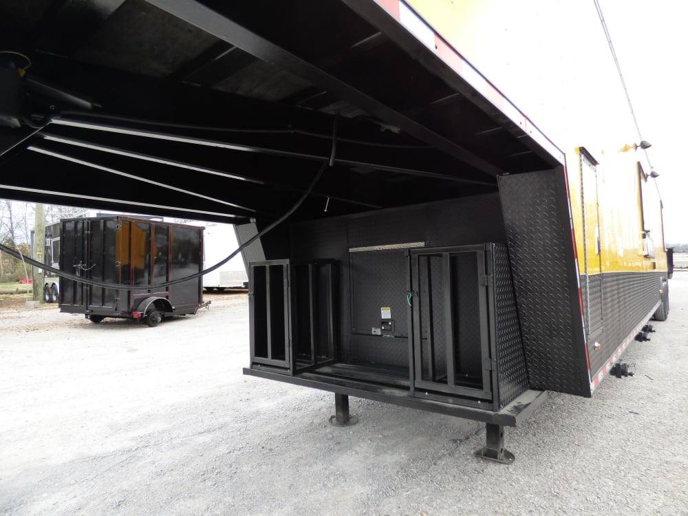 1001-8.5-x-52-concession-food-trailer-gooseneck-yellow-26.jpg 8.5' x 52' Concession Food Trailer Gooseneck Yellow
