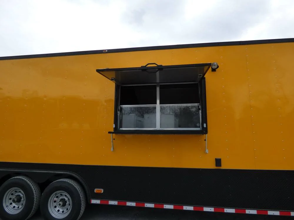 1001-8.5-x-52-concession-food-trailer-gooseneck-yellow-28.webp 8.5' x 52' Concession Food Trailer Gooseneck Yellow