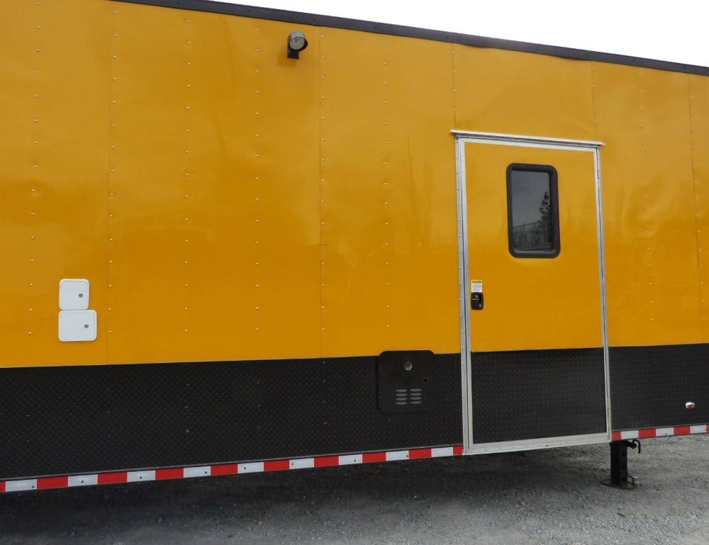 1001-8.5-x-52-concession-food-trailer-gooseneck-yellow-32.jpg 8.5' x 52' Concession Food Trailer Gooseneck Yellow