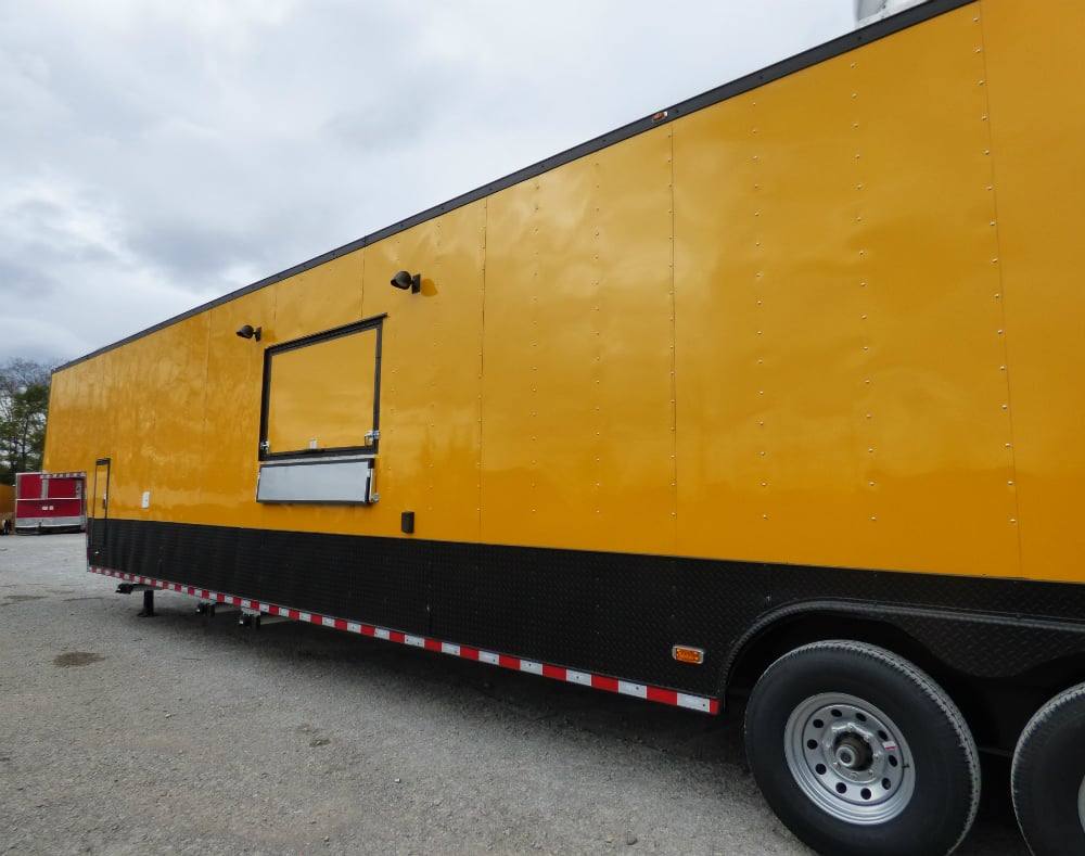 1001-8.5-x-52-concession-food-trailer-gooseneck-yellow-36.jpg 8.5' x 52' Concession Food Trailer Gooseneck Yellow
