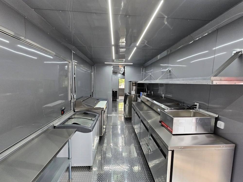 1002-8.5-x-53-charcoal-grey-bbq-food-event-catering-trailer-13.jpg 8.5' X 53' Charcoal Grey BBQ Food Event Catering Trailer