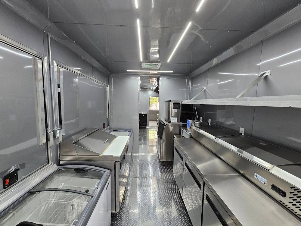 1002-8.5-x-53-charcoal-grey-bbq-food-event-catering-trailer-14.jpg 8.5' X 53' Charcoal Grey BBQ Food Event Catering Trailer