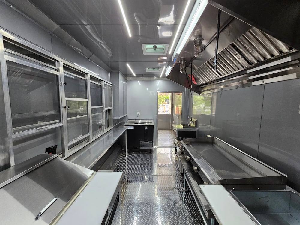 1002-8.5-x-53-charcoal-grey-bbq-food-event-catering-trailer-17.jpg 8.5' X 53' Charcoal Grey BBQ Food Event Catering Trailer