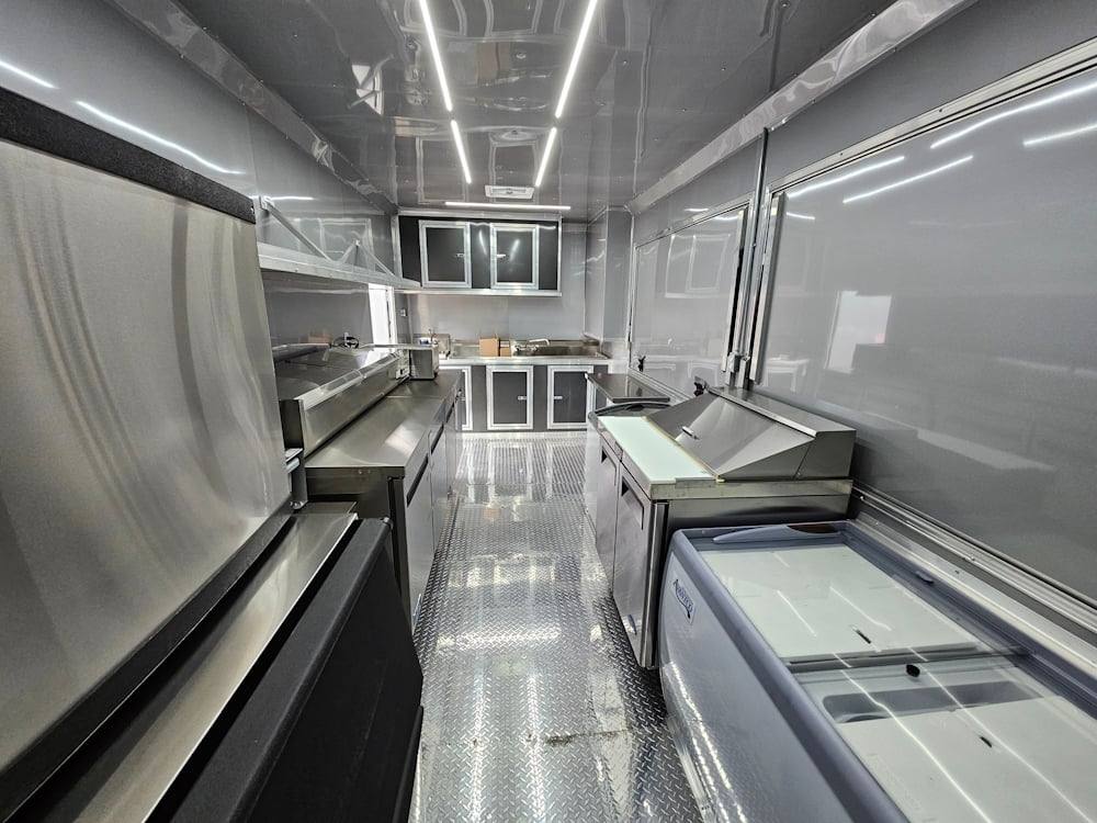 1002-8.5-x-53-charcoal-grey-bbq-food-event-catering-trailer-26.jpg 8.5' X 53' Charcoal Grey BBQ Food Event Catering Trailer