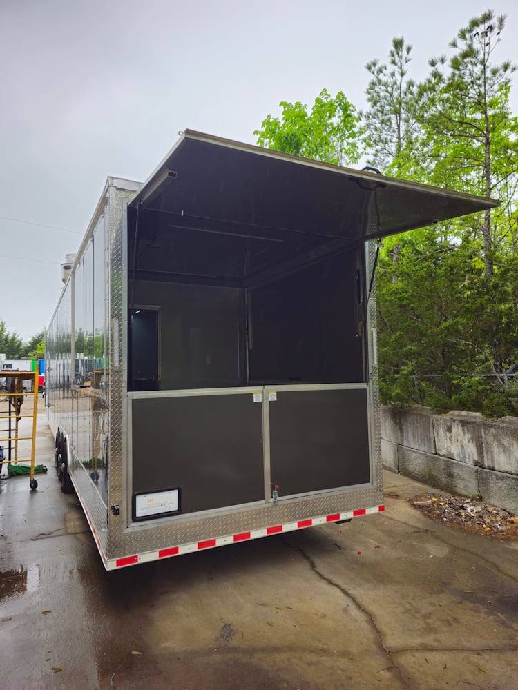 1002-8.5-x-53-charcoal-grey-bbq-food-event-catering-trailer-4.jpg 8.5' X 53' Charcoal Grey BBQ Food Event Catering Trailer