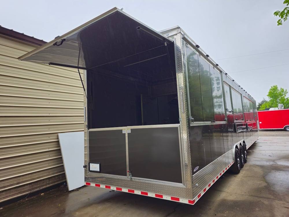 1002-8.5-x-53-charcoal-grey-bbq-food-event-catering-trailer-6.jpg 8.5' X 53' Charcoal Grey BBQ Food Event Catering Trailer
