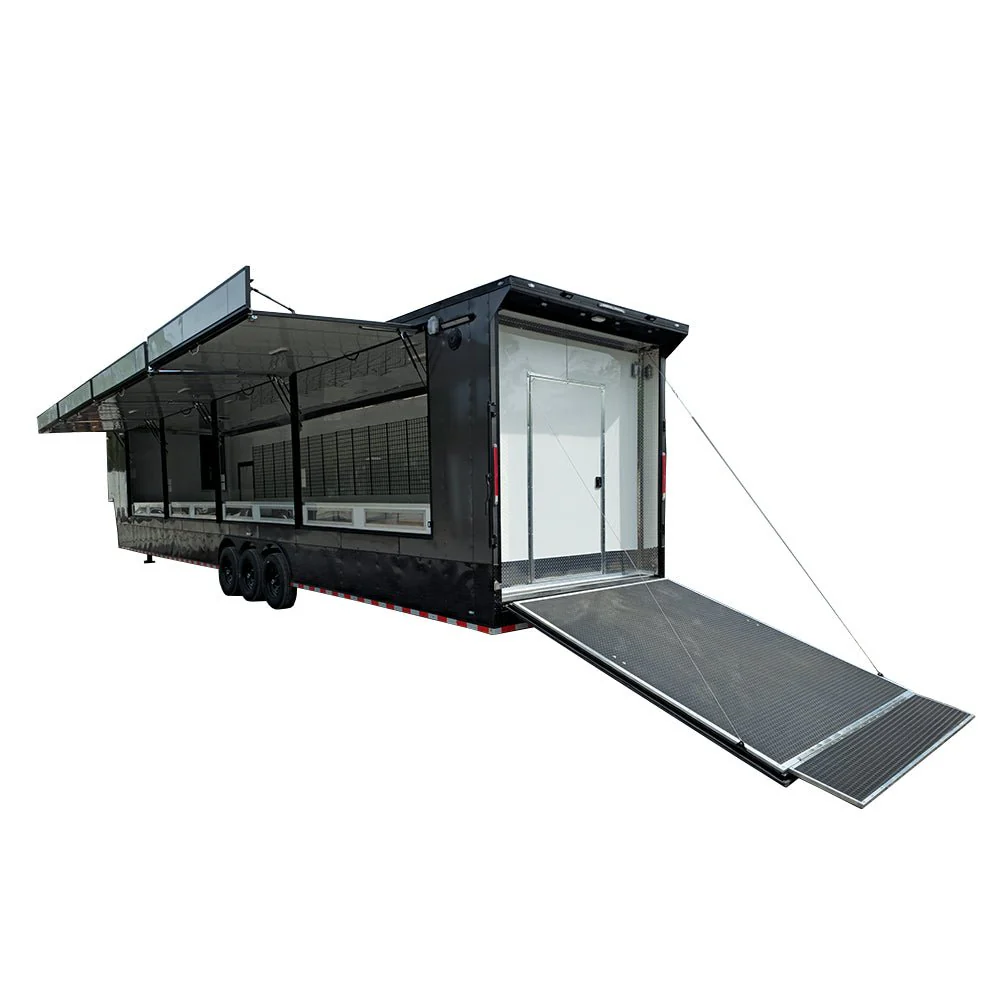1003-8.5-x-53-charcoal-grey-concession-trailer-marketing-and-event-1.webp 8.5' X 53' Charcoal Grey Concession Trailer Marketing and Event