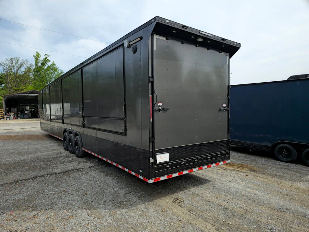 1003-8.5-x-53-charcoal-grey-concession-trailer-marketing-and-event-2.webp 8.5' X 53' Charcoal Grey Concession Trailer Marketing and Event