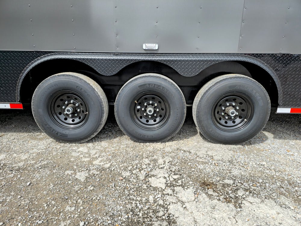 1003-8.5-x-53-charcoal-grey-concession-trailer-marketing-and-event-26.jpg 8.5' X 53' Charcoal Grey Concession Trailer Marketing and Event