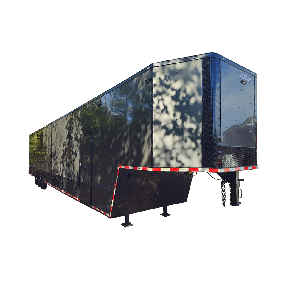1004-8.5-x-53-charcoal-grey-fireworks-vending-gooseneck-trailer-1.webp 8.5' X 53' Charcoal Grey Fireworks Vending Gooseneck Trailer