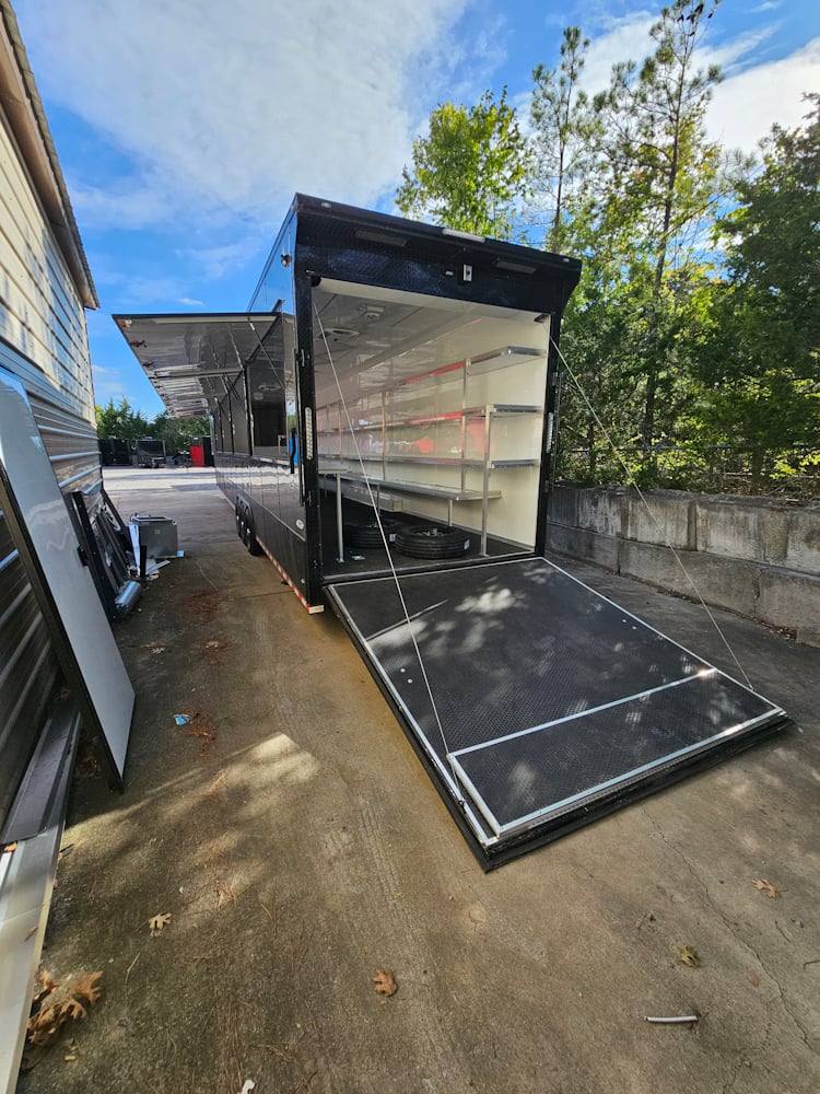 1004-8.5-x-53-charcoal-grey-fireworks-vending-gooseneck-trailer-11.jpg 8.5' X 53' Charcoal Grey Fireworks Vending Gooseneck Trailer