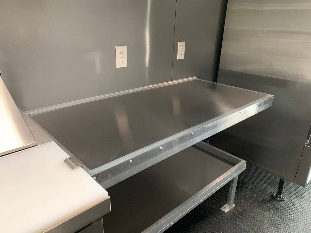 8.5' x 53' Cobalt Blue Gooseneck BBQ Concession Food Trailer