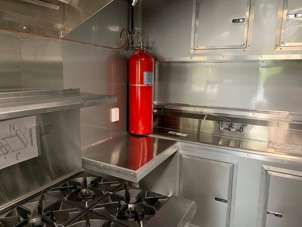 8.5' x 53' Cobalt Blue Gooseneck BBQ Concession Food Trailer
