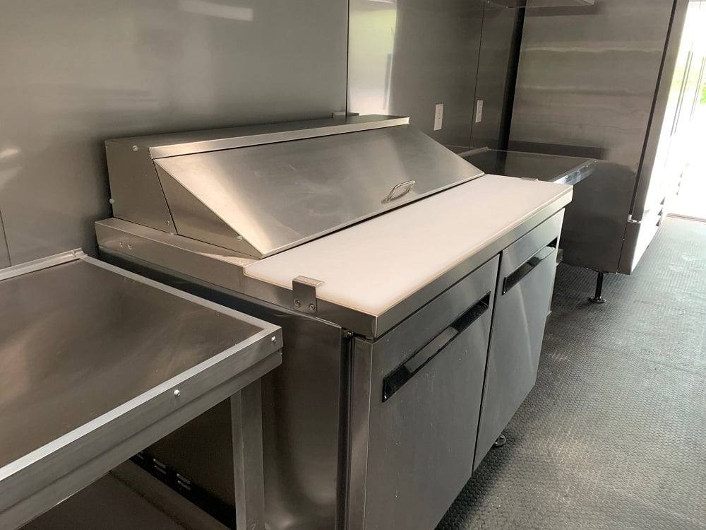 1006-8.5-x-53-cobalt-blue-gooseneck-concession-bbq-food-trailer-with-appliances-15.jpg 8.5' x 53' Cobalt Blue Gooseneck Concession BBQ Food Trailer with Appliances