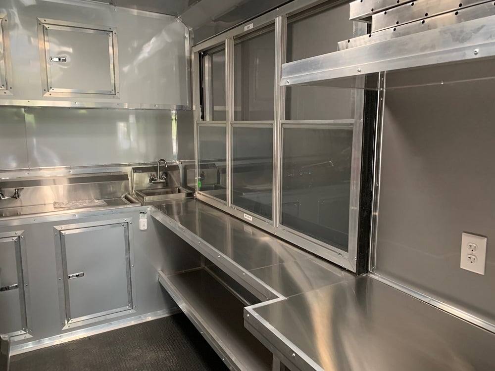 1006-8.5-x-53-cobalt-blue-gooseneck-concession-bbq-food-trailer-with-appliances-2.jpg 8.5' x 53' Cobalt Blue Gooseneck Concession BBQ Food Trailer with Appliances