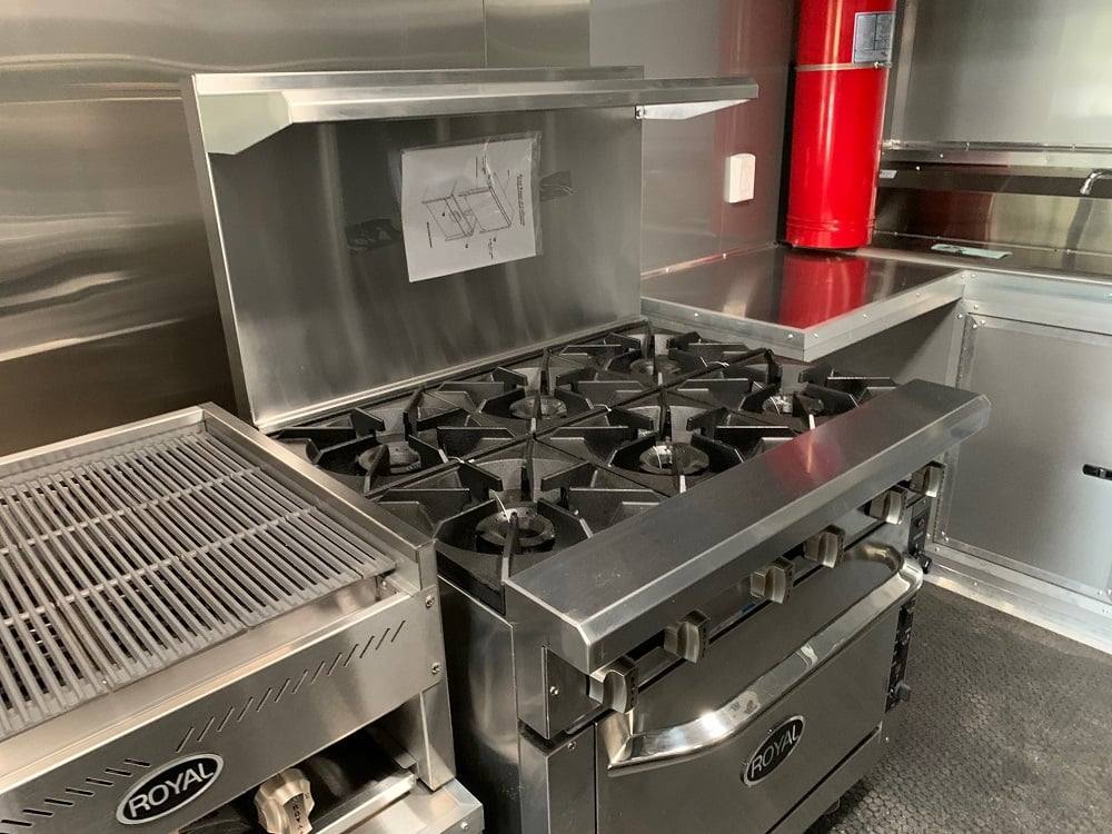 1006-8.5-x-53-cobalt-blue-gooseneck-concession-bbq-food-trailer-with-appliances-20.jpg 8.5' x 53' Cobalt Blue Gooseneck Concession BBQ Food Trailer with Appliances
