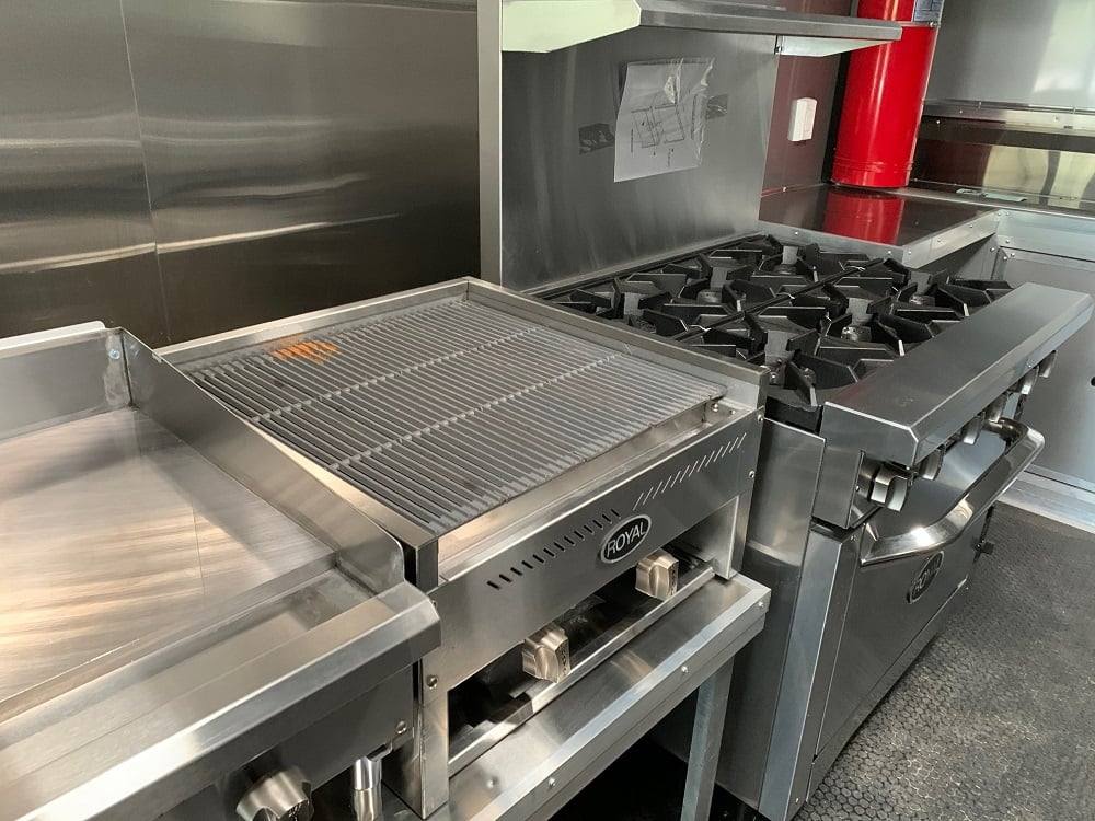 1006-8.5-x-53-cobalt-blue-gooseneck-concession-bbq-food-trailer-with-appliances-24.jpg 8.5' x 53' Cobalt Blue Gooseneck Concession BBQ Food Trailer with Appliances