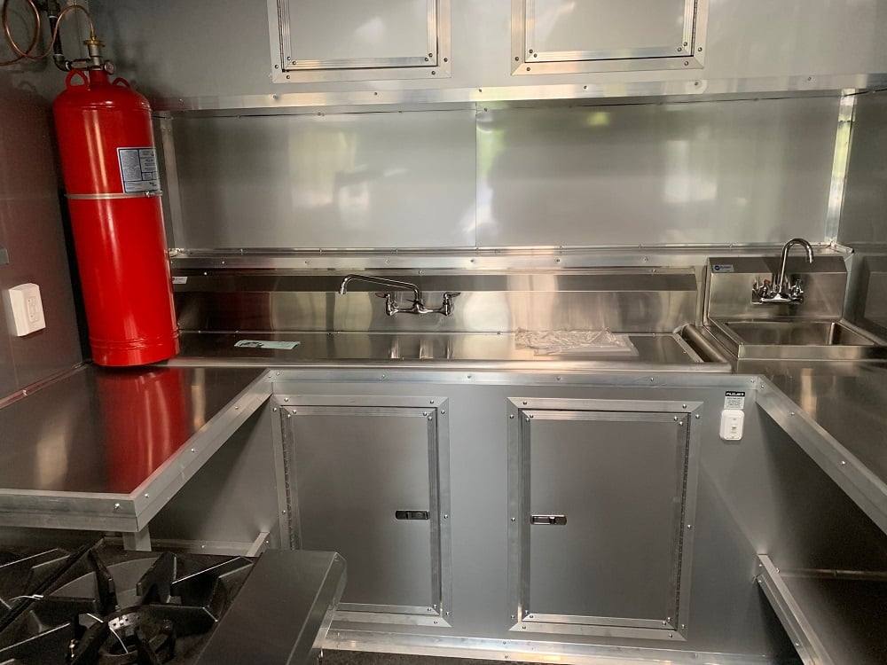 1006-8.5-x-53-cobalt-blue-gooseneck-concession-bbq-food-trailer-with-appliances-9.jpg 8.5' x 53' Cobalt Blue Gooseneck Concession BBQ Food Trailer with Appliances