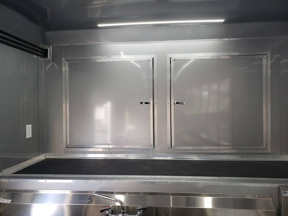 1008-8.5-x-53-lime-green-gooseneck-bbq-concession-food-trailer-with-appliances-17.jpg 8.5' x 53' Lime Green Gooseneck BBQ Concession Food Trailer with Appliances