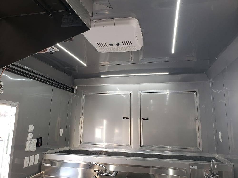 1008-8.5-x-53-lime-green-gooseneck-bbq-concession-food-trailer-with-appliances-24.jpg 8.5' x 53' Lime Green Gooseneck BBQ Concession Food Trailer with Appliances