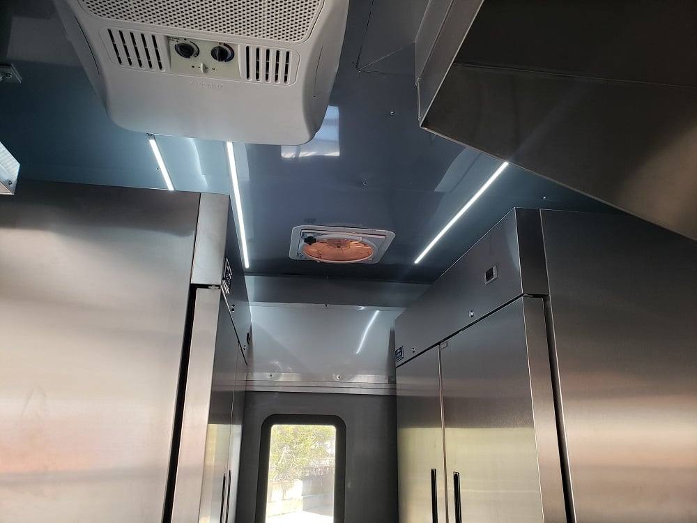 1008-8.5-x-53-lime-green-gooseneck-bbq-concession-food-trailer-with-appliances-37.jpg 8.5' x 53' Lime Green Gooseneck BBQ Concession Food Trailer with Appliances