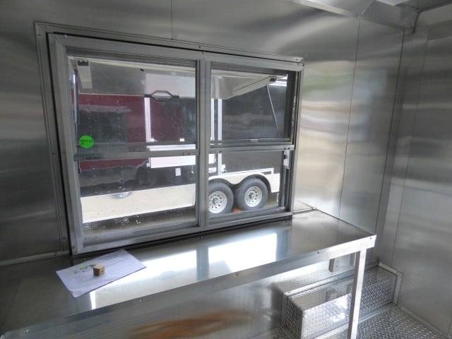 101-8.5-x-16-concession-food-trailer-red-bbq-event-catering-15.jpg 8.5' x 16' Concession Food Trailer Red BBQ Event Catering