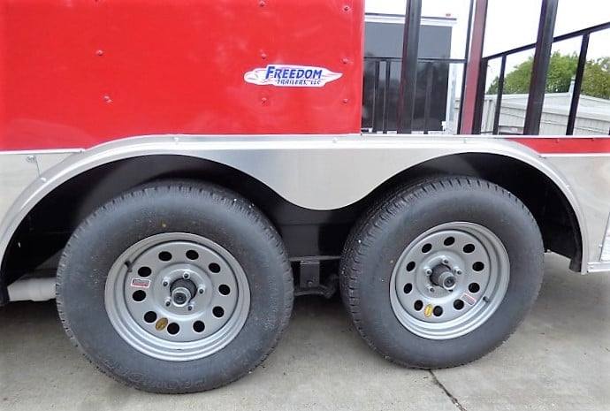 101-8.5-x-16-concession-food-trailer-red-bbq-event-catering-20.jpg 8.5' x 16' Concession Food Trailer Red BBQ Event Catering