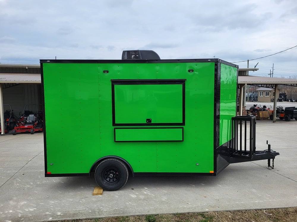 1010-8.5x12-elite-lime-green-concession-food-trailer-with-blackout-package-5.jpg 8.5x12 Elite Lime Green Concession Food Trailer with Blackout Package