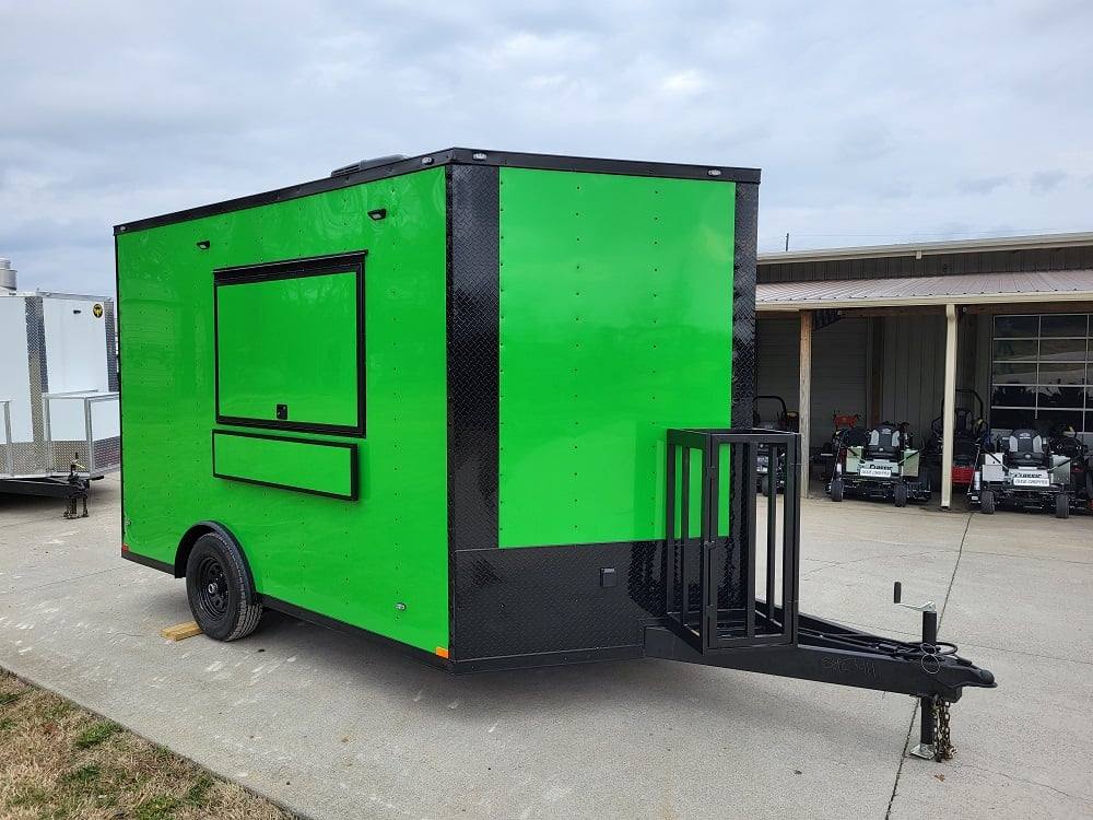 1010-8.5x12-elite-lime-green-concession-food-trailer-with-blackout-package-6.jpg 8.5x12 Elite Lime Green Concession Food Trailer with Blackout Package