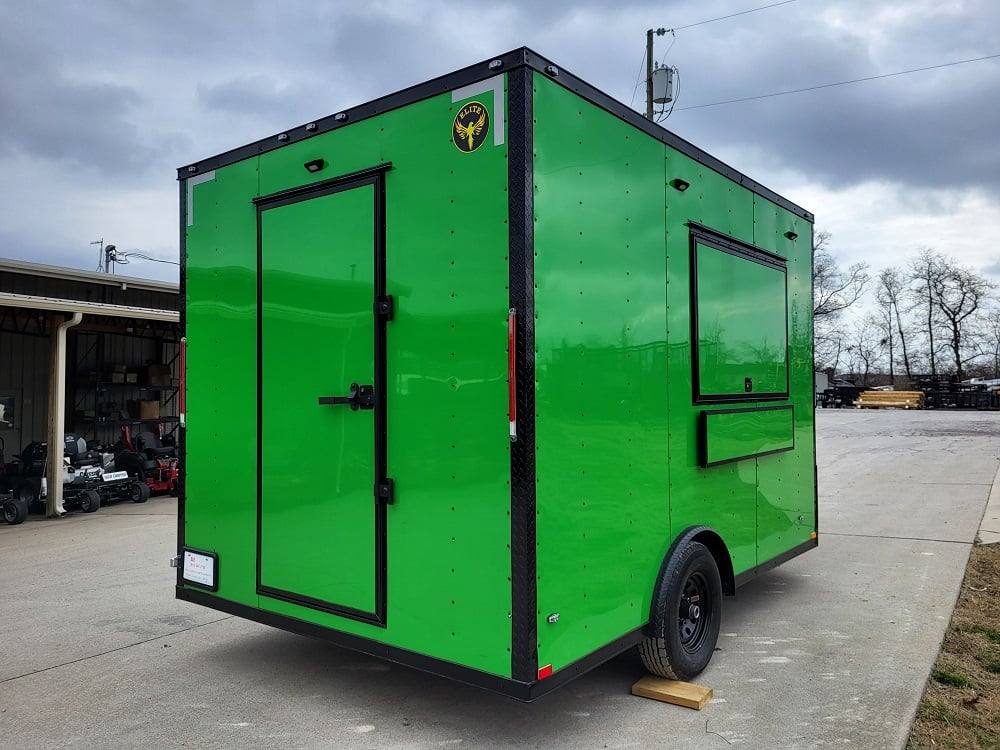 1010-8.5x12-elite-lime-green-concession-food-trailer-with-blackout-package-9.jpg 8.5x12 Elite Lime Green Concession Food Trailer with Blackout Package