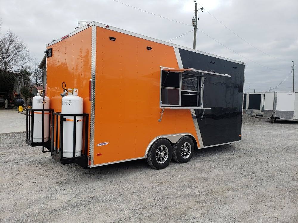 1014-8.5x18-black-orange-concession-food-vending-trailer-with-appliances-17.jpg 8.5x18 Black & Orange Concession Food Vending Trailer with Appliances