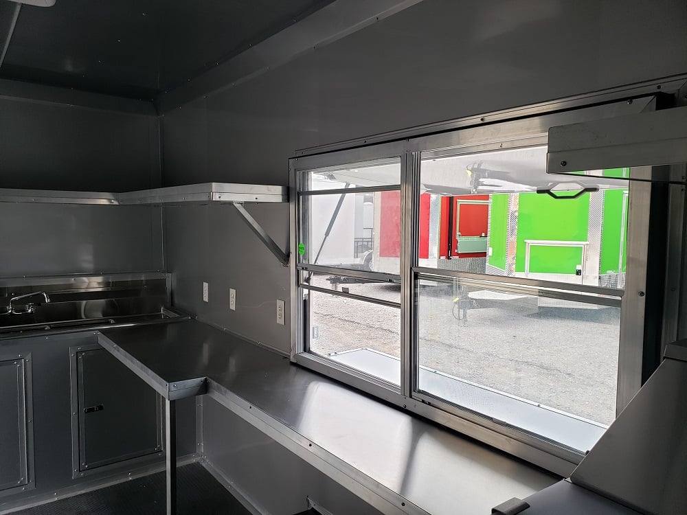 1014-8.5x18-black-orange-concession-food-vending-trailer-with-appliances-35.jpg 8.5x18 Black & Orange Concession Food Vending Trailer with Appliances