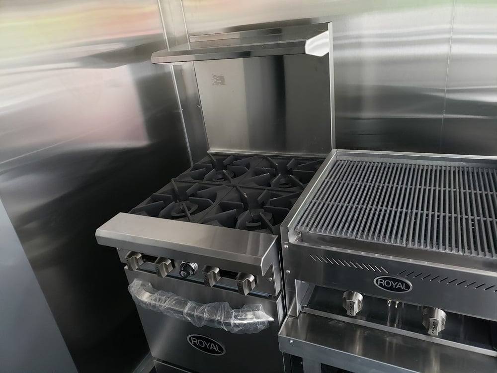 1014-8.5x18-black-orange-concession-food-vending-trailer-with-appliances-37.jpg 8.5x18 Black & Orange Concession Food Vending Trailer with Appliances