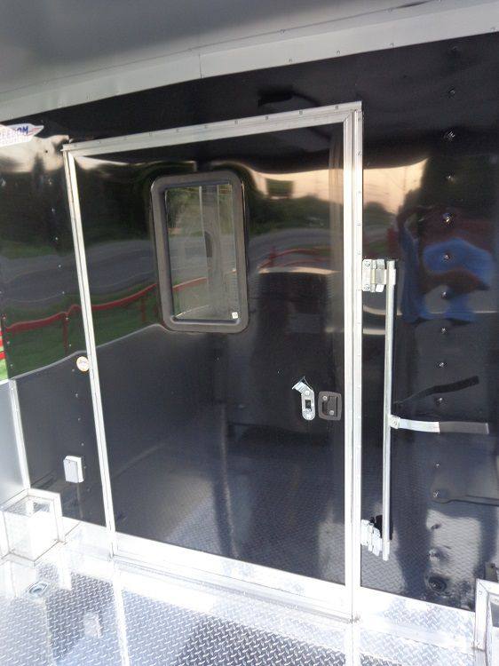 BBQ Concession Trailer 8.5' x 26' Black BBQ Catering Smoker Vending