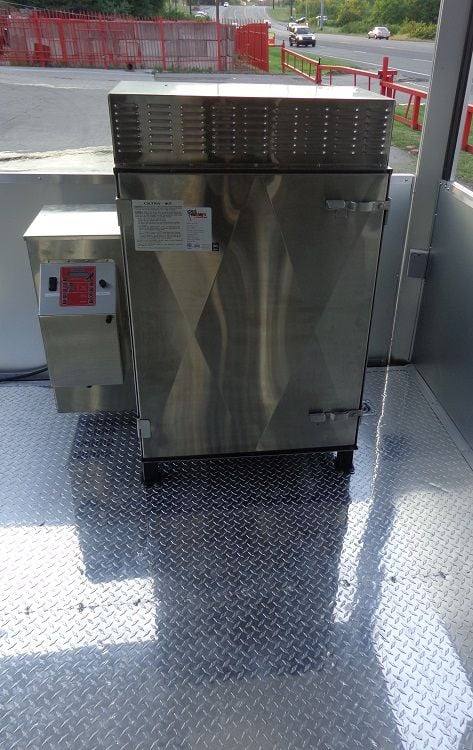 BBQ Concession Trailer 8.5' x 26' Black BBQ Catering Smoker Vending