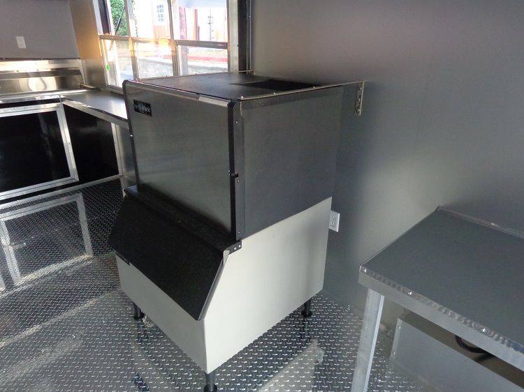 BBQ Concession Trailer 8.5' x 26' Black BBQ Catering Smoker Vending