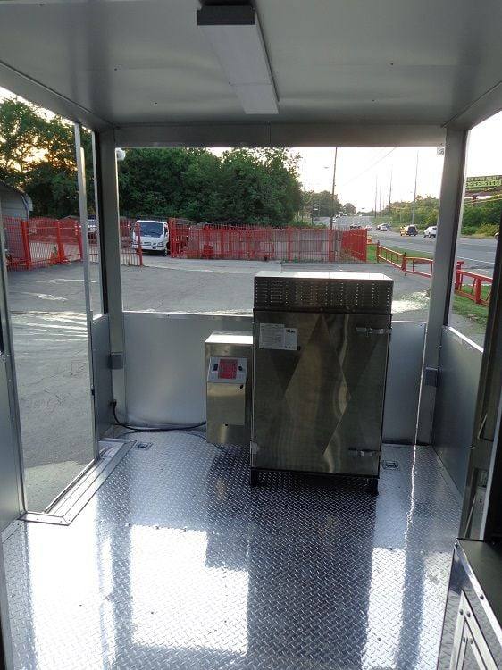 BBQ Concession Trailer 8.5' x 26' Black BBQ Catering Smoker Vending