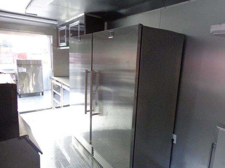 BBQ Concession Trailer 8.5' x 26' Black BBQ Catering Smoker Vending