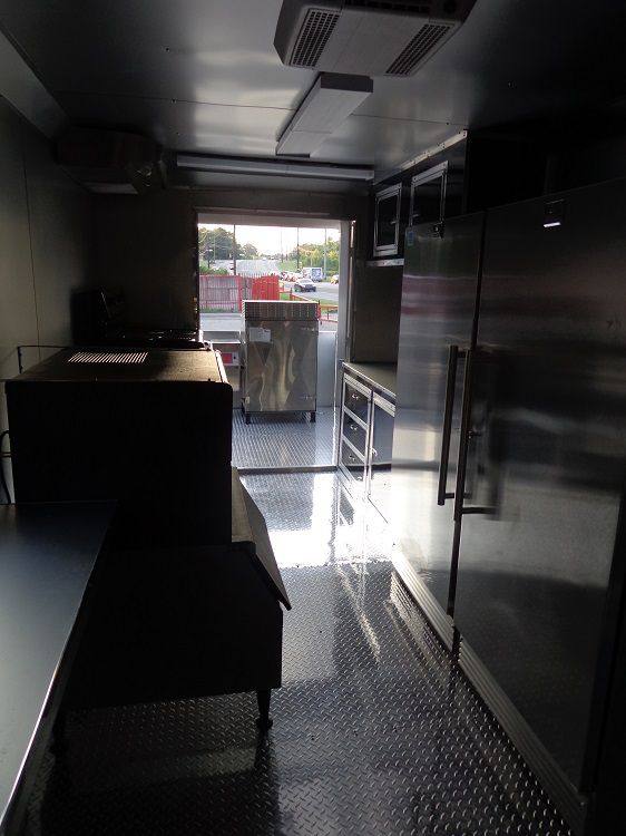 BBQ Concession Trailer 8.5' x 26' Black BBQ Catering Smoker Vending