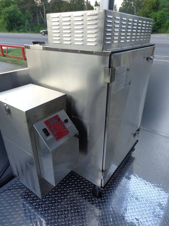 BBQ Concession Trailer 8.5' x 26' Black BBQ Catering Smoker Vending