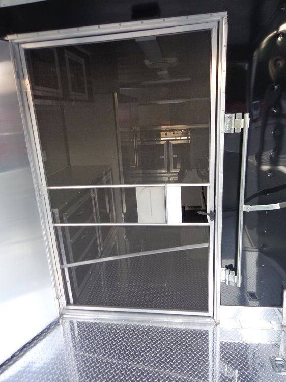 BBQ Concession Trailer 8.5' x 26' Black BBQ Catering Smoker Vending